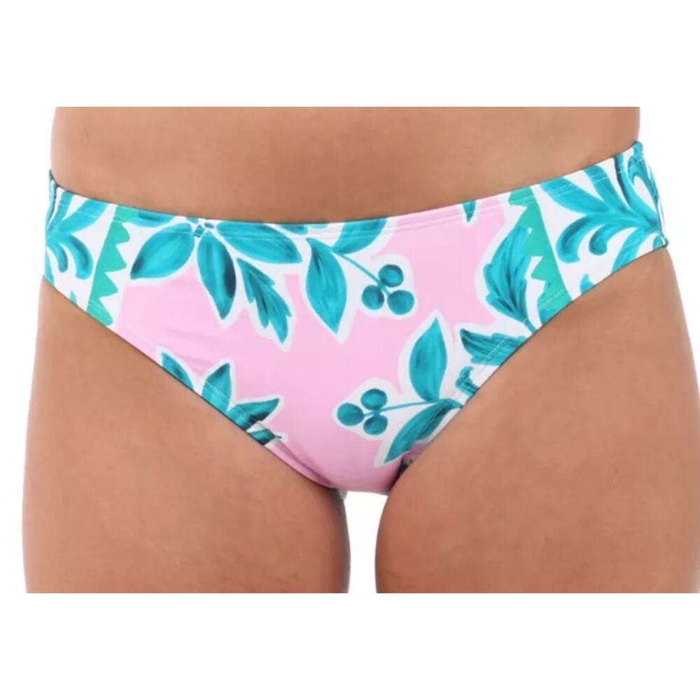 La Blanca Opulent Palm Hipster Bikini Bottom 10 NWT